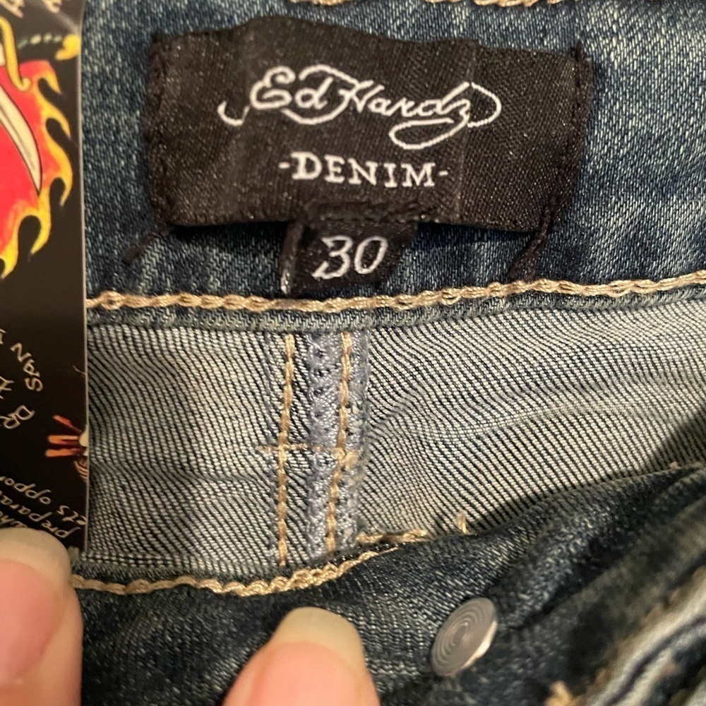 Ed hardy NYC slim flare jean - Picture 4 of 8